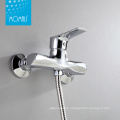 China sanitary ware brass single handle bathroom fittings modern bathtub tap wall mounted faucets